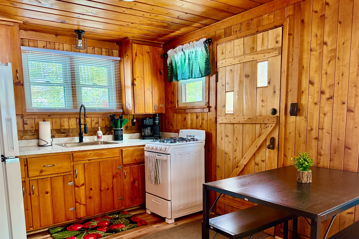 New, updated fully functional kitchen!