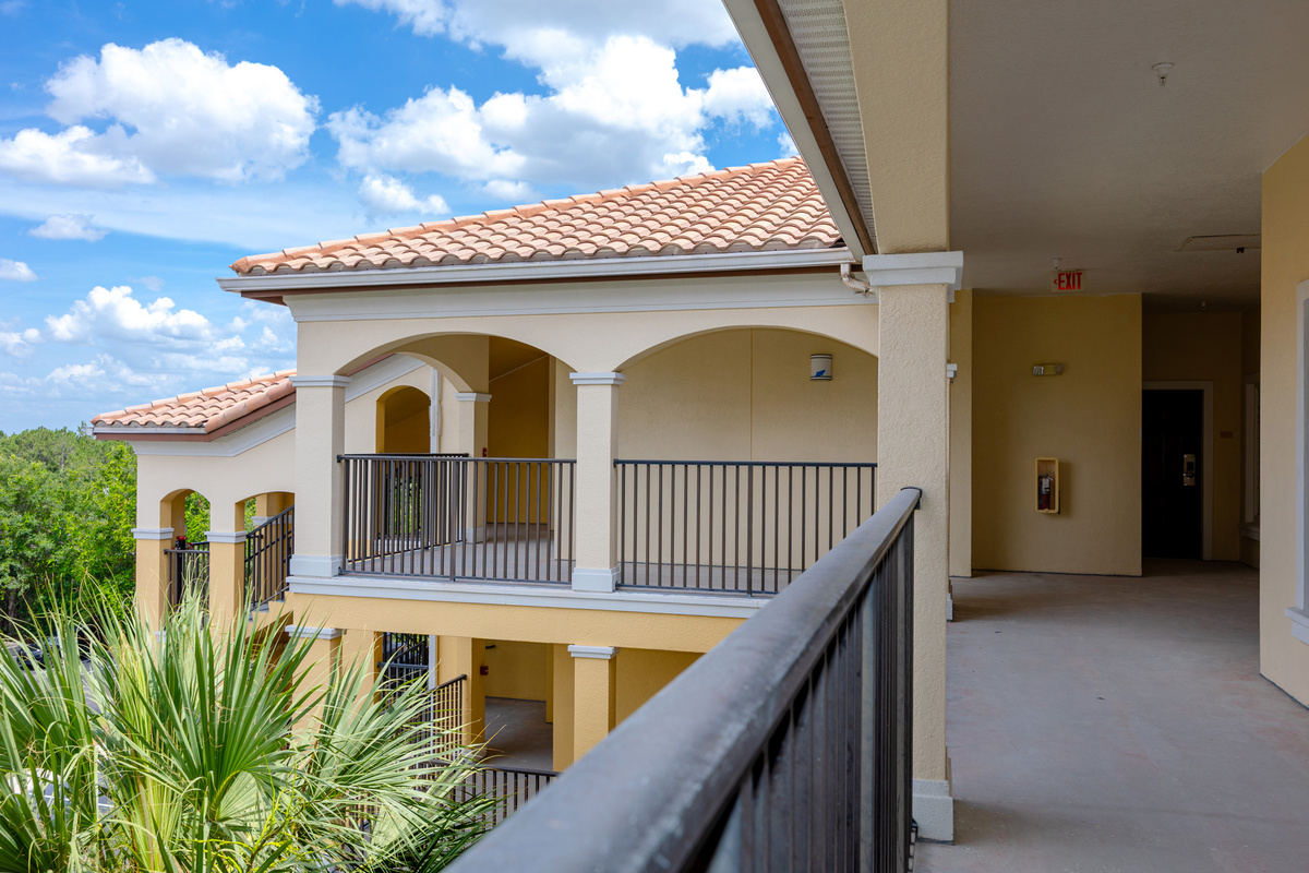 Top floor unit