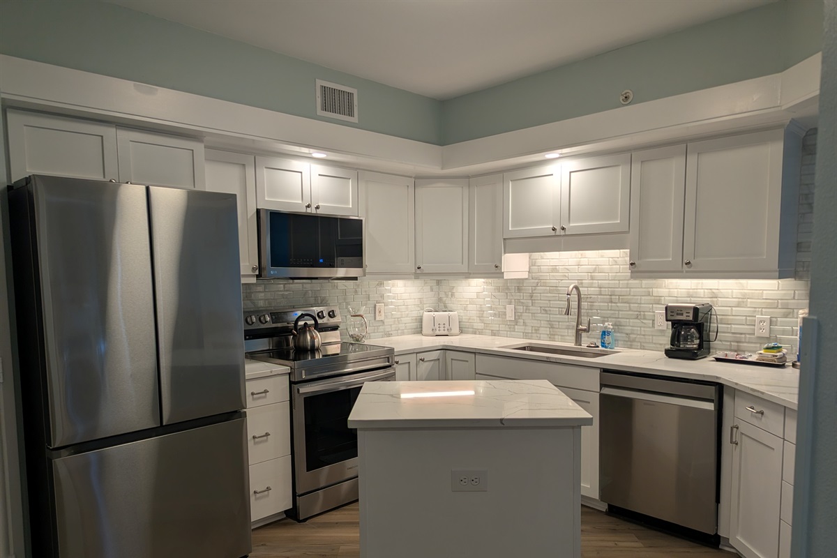 Updated Kitchen with functional island