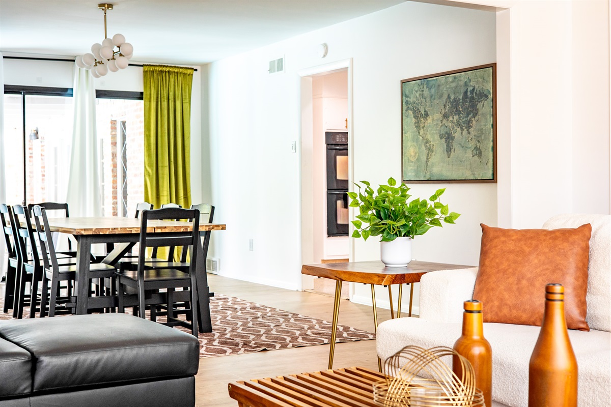 Living room w/view of dining room