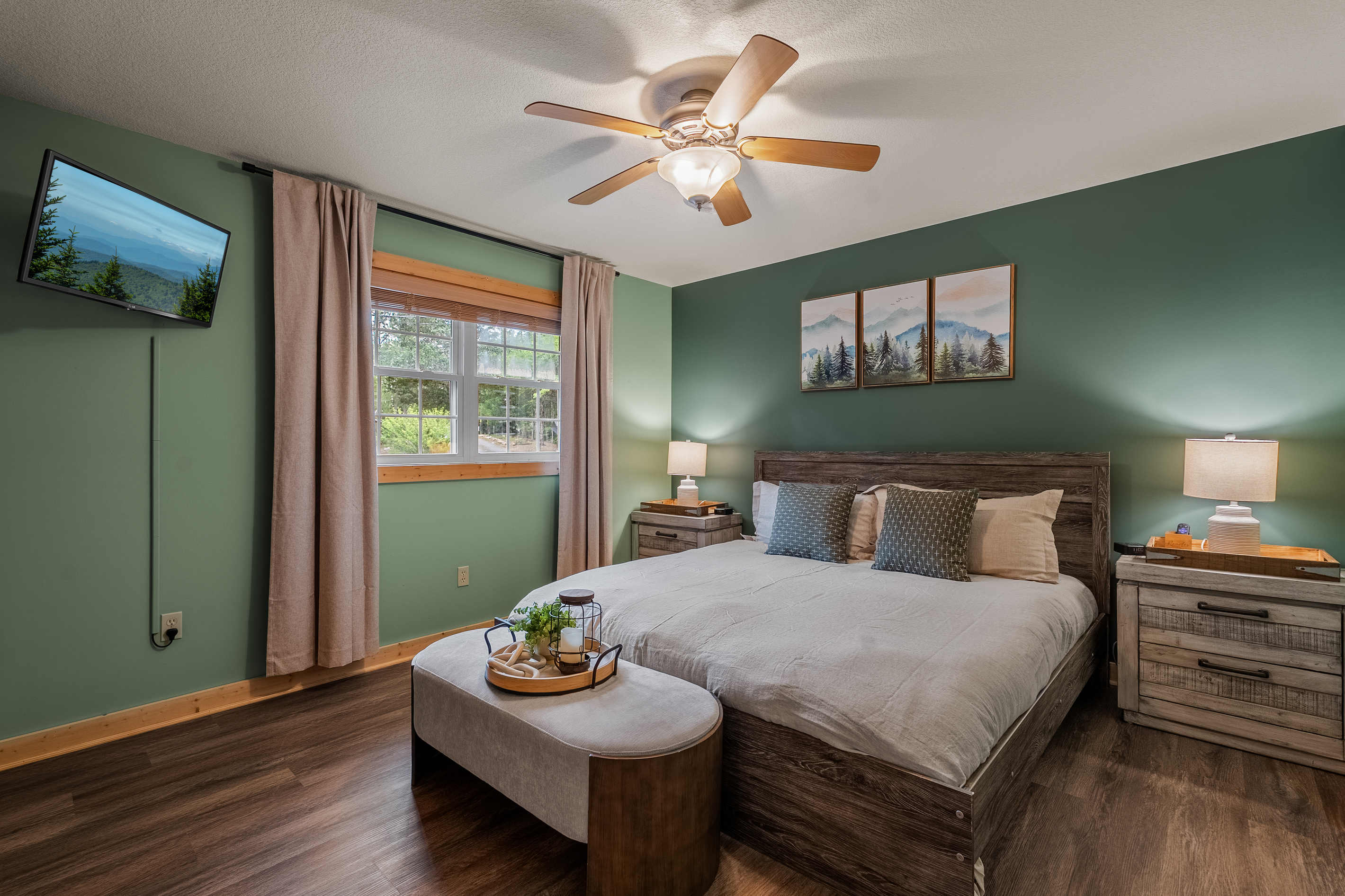 Cozy remodeled bedrooms throughout