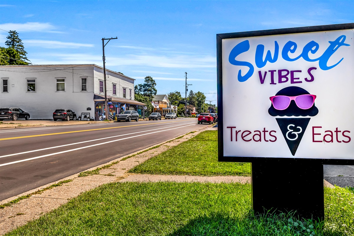 Ice cream and food at the Village Park