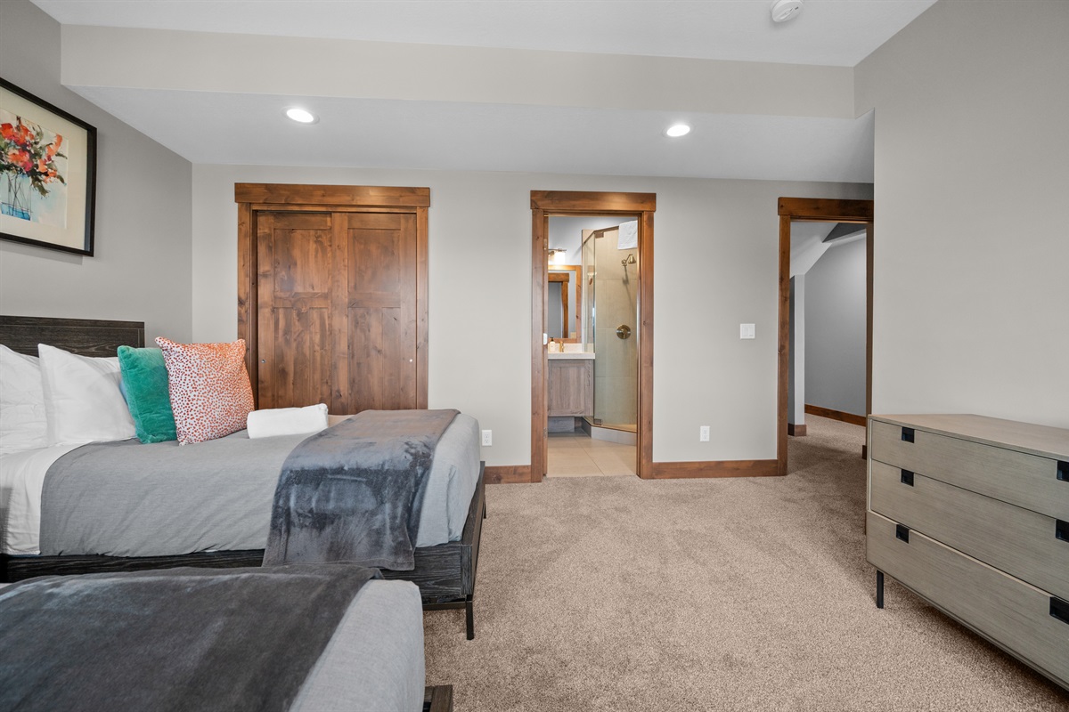 Third bedroom with two beds—perfect for kids or additional guests