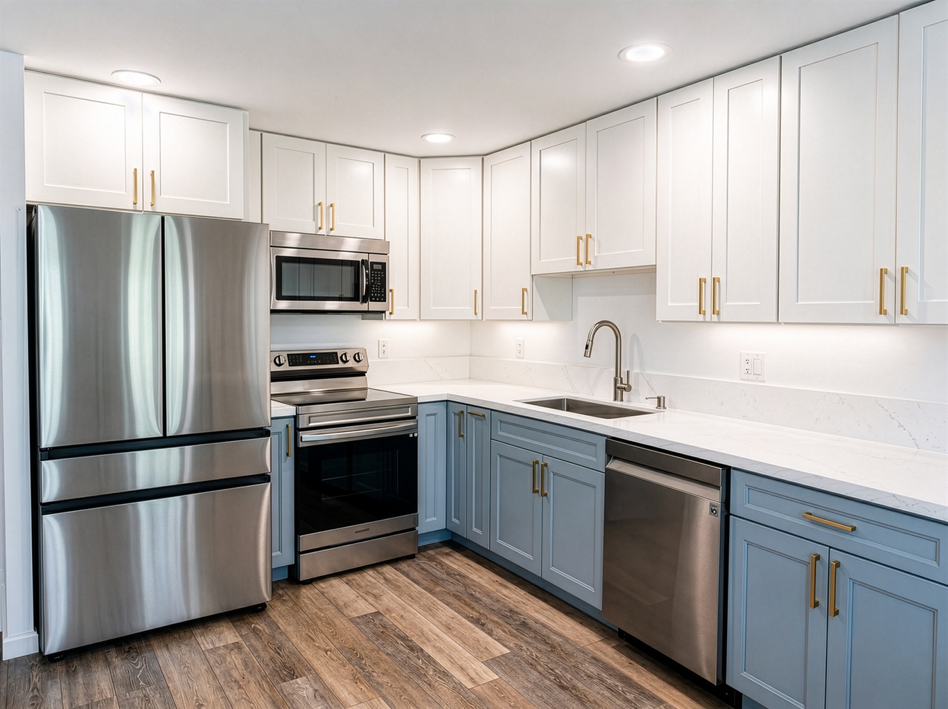 Full Kitchen, oven/range, fridge, microwave, dishwasher | Interior decor and finishes may vary from final remodel