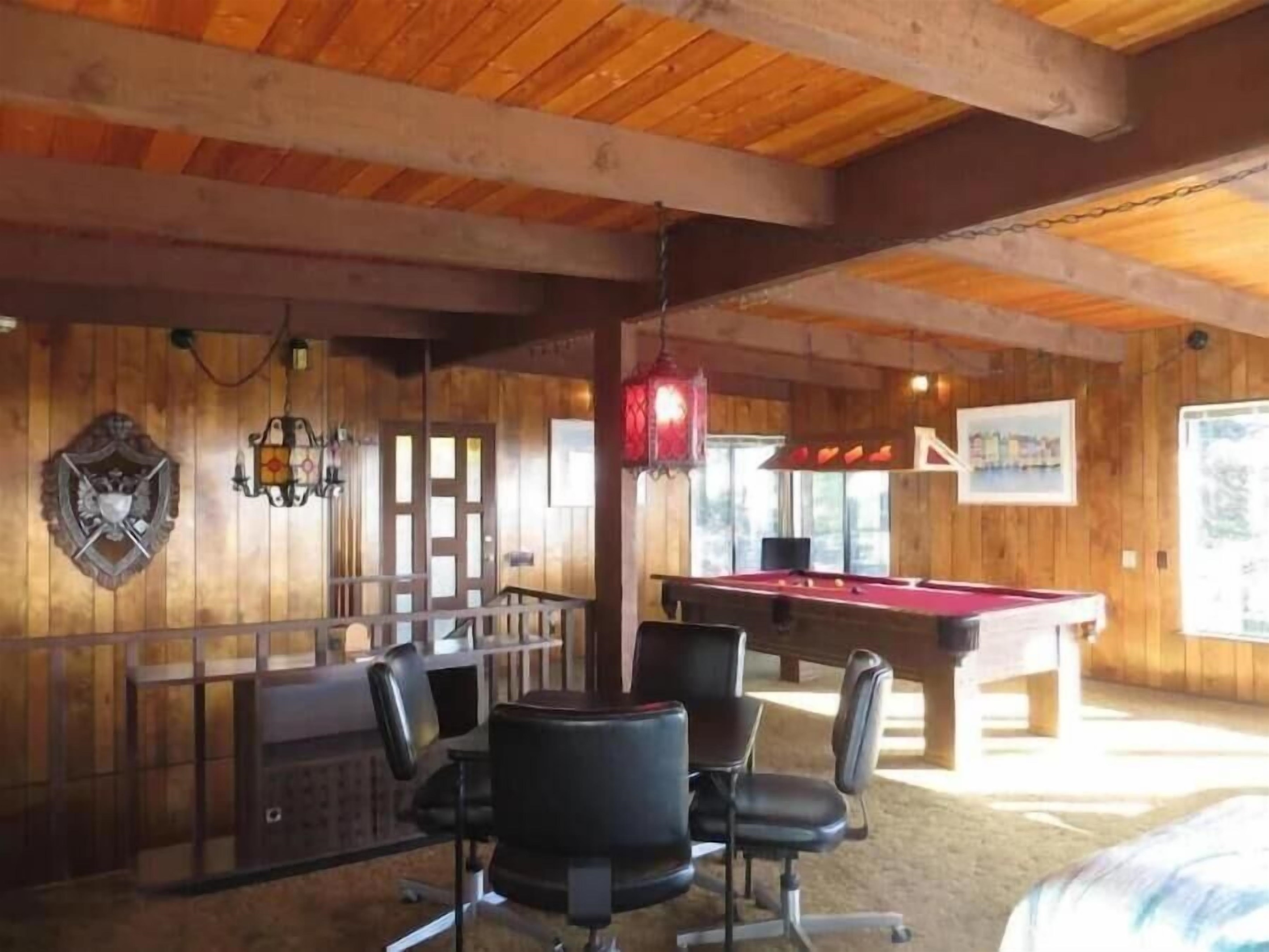 card table and pool table