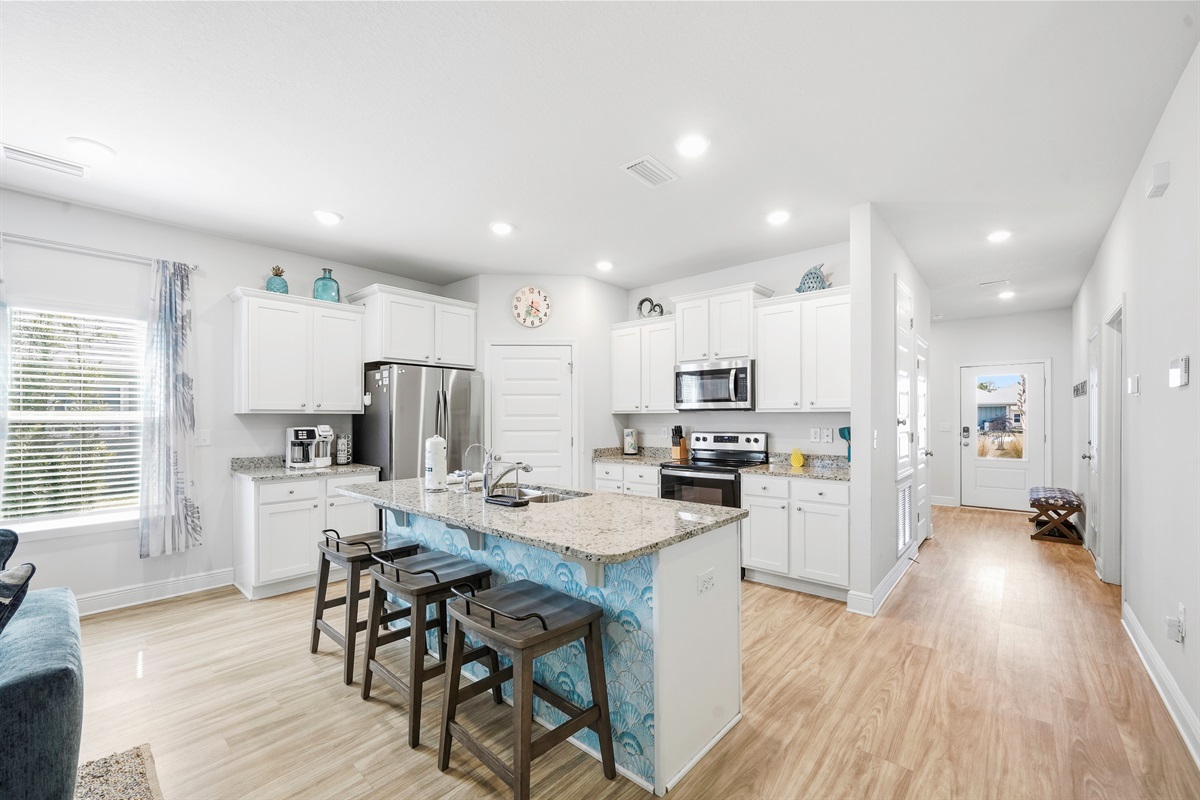 Main Kitchen | Fully stocked for dining needs
