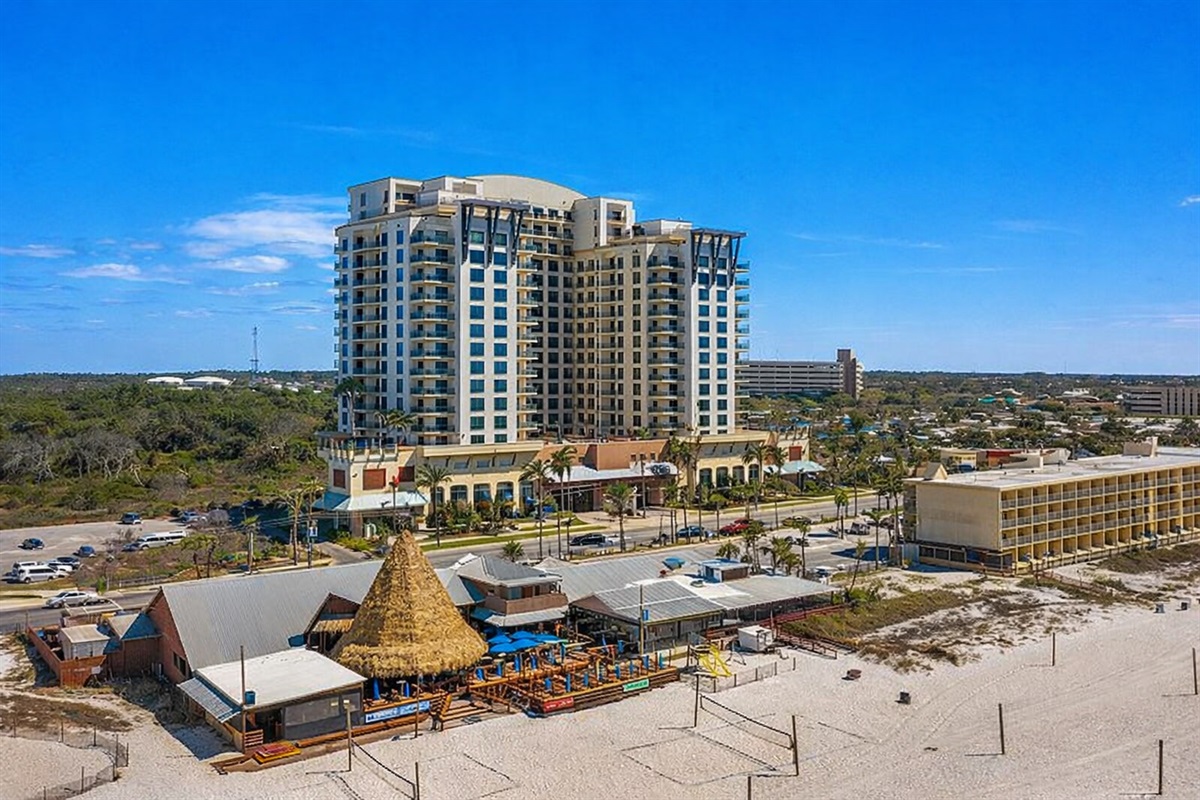 Origin is just across the street from the ocean