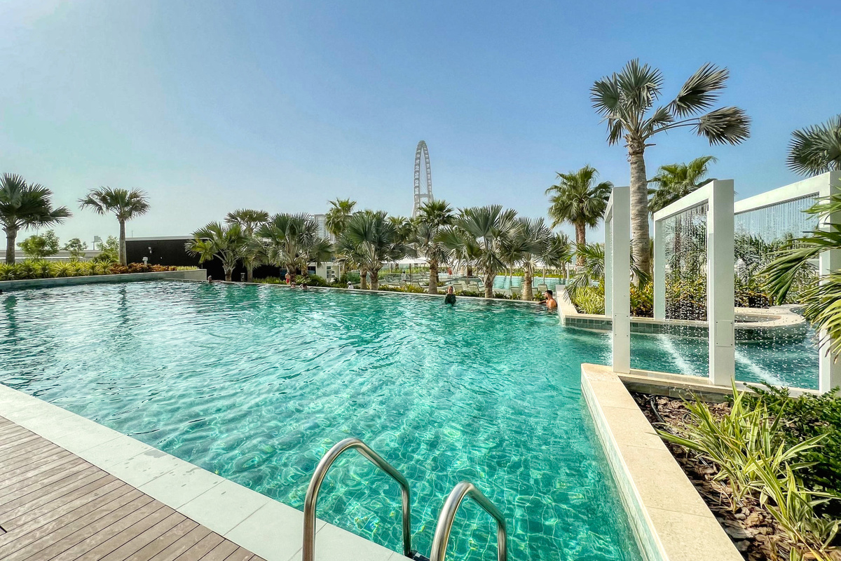 One of the pools with free access for all guests