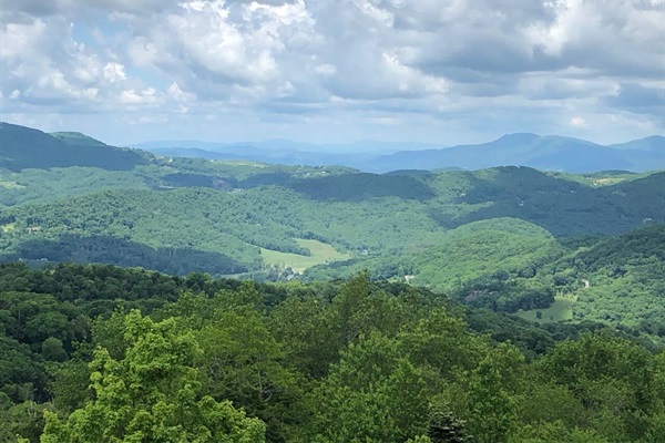 Balcony view in Summer