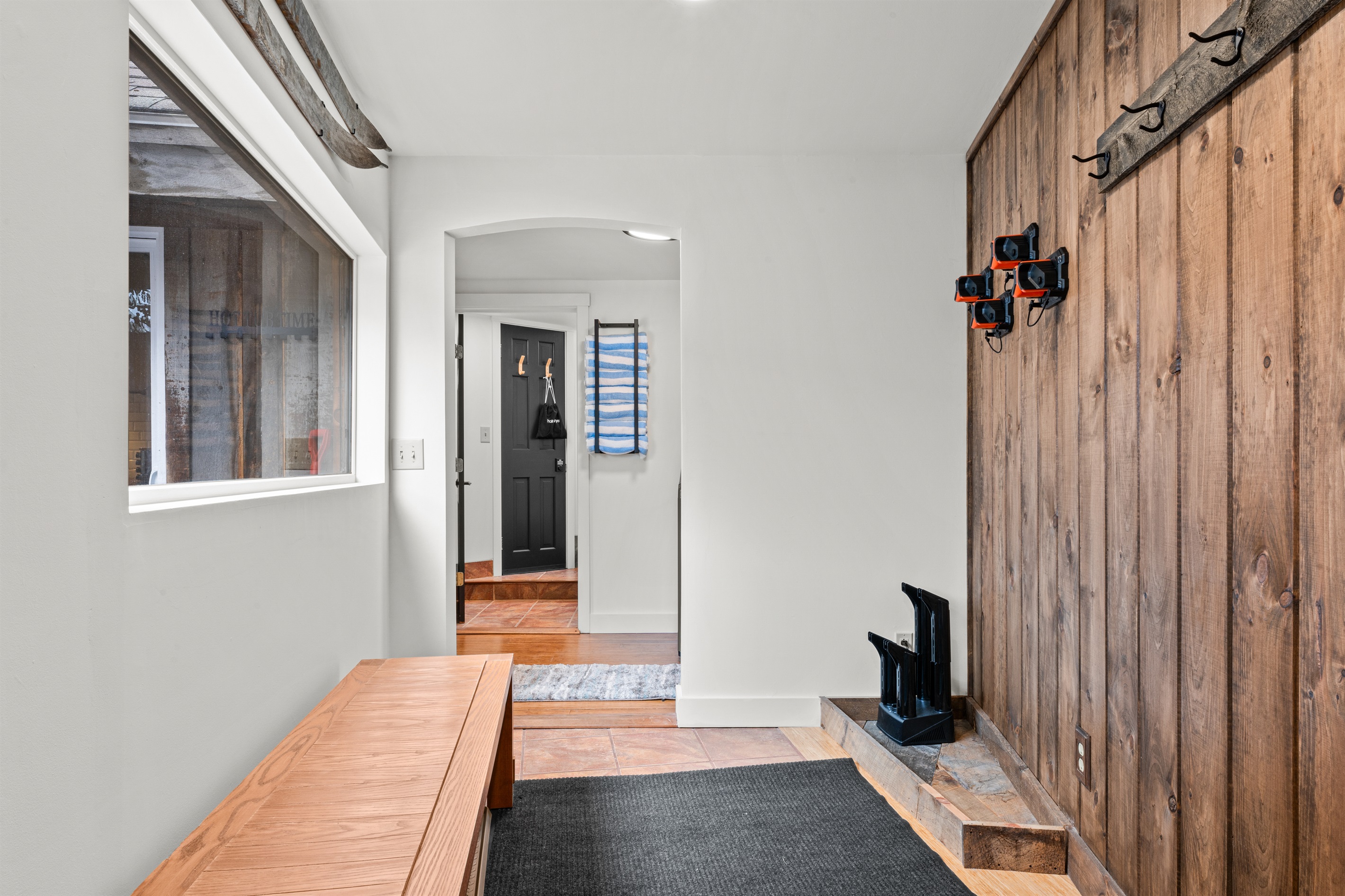 Large entry mudroom