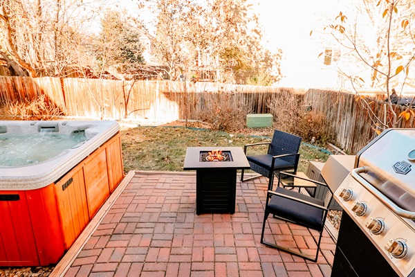 Your private backyard escape with cozy seating
