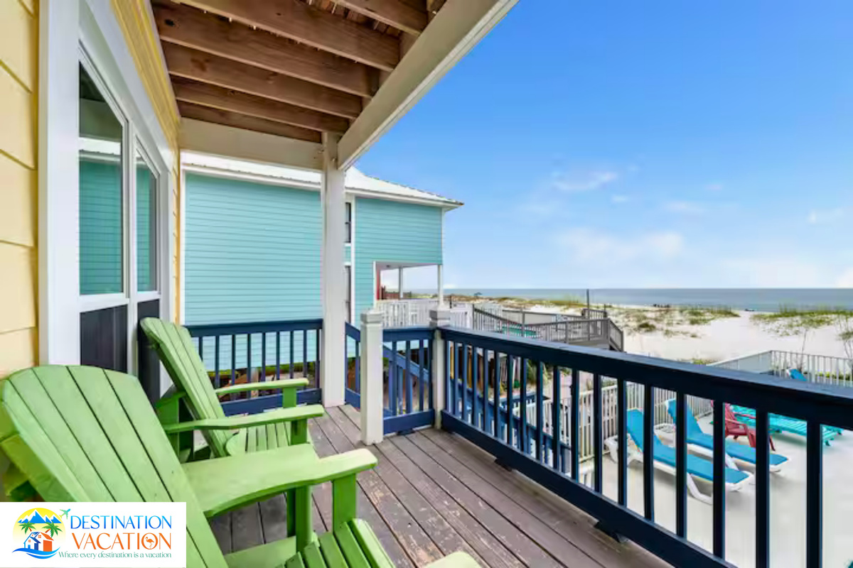 Private deck overlooking breathtaking coastal scenery.