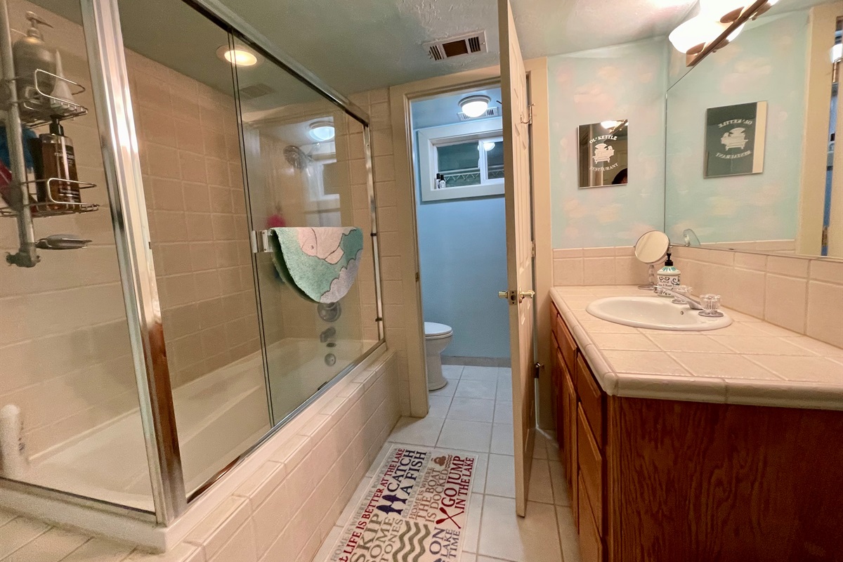 Upstairs Full Shower/Bath Combo