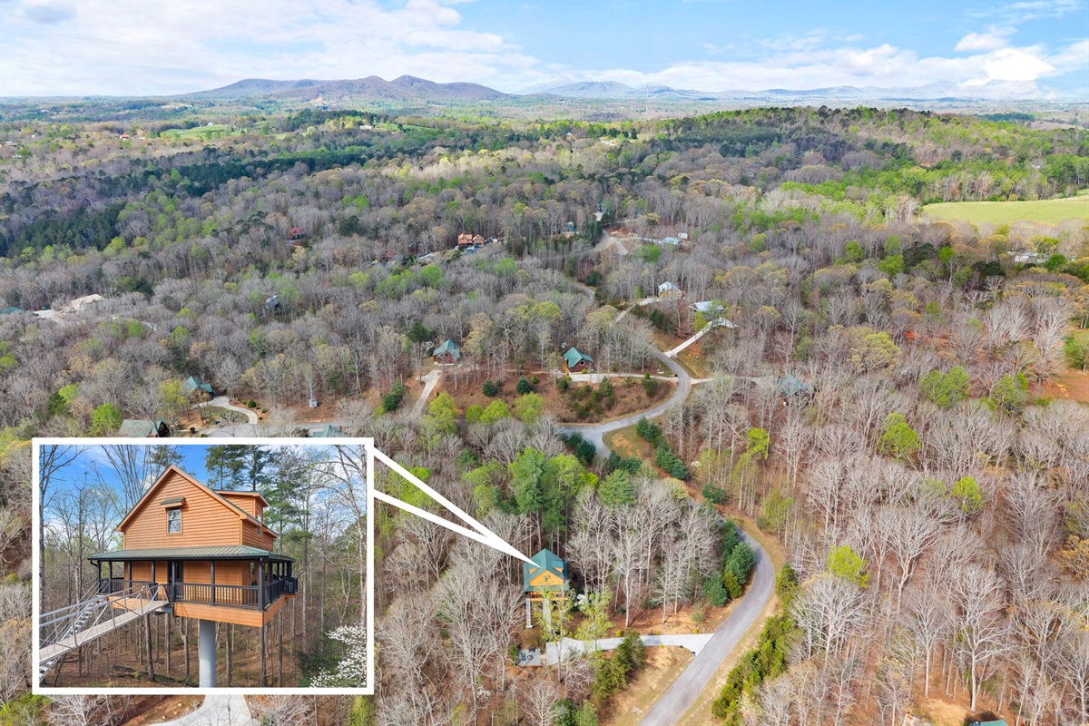 Close to Yonah Mountain and Vineyards