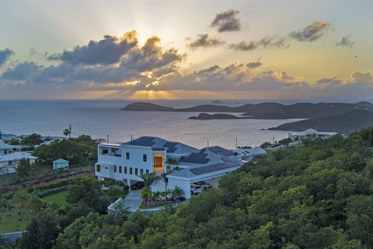 Surrounding islands and unforgettable skies