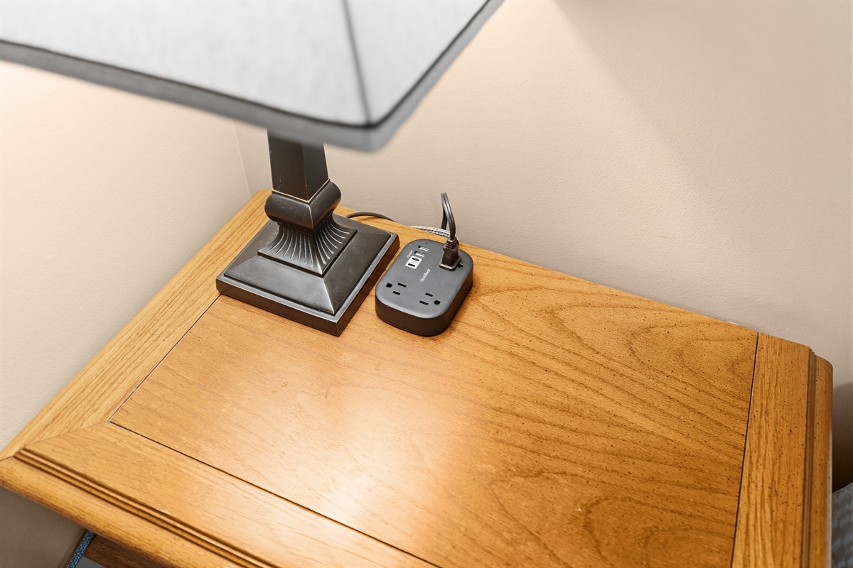 Charging made simple. USB and USB-C ports at every bedside table - no searching for outlets.