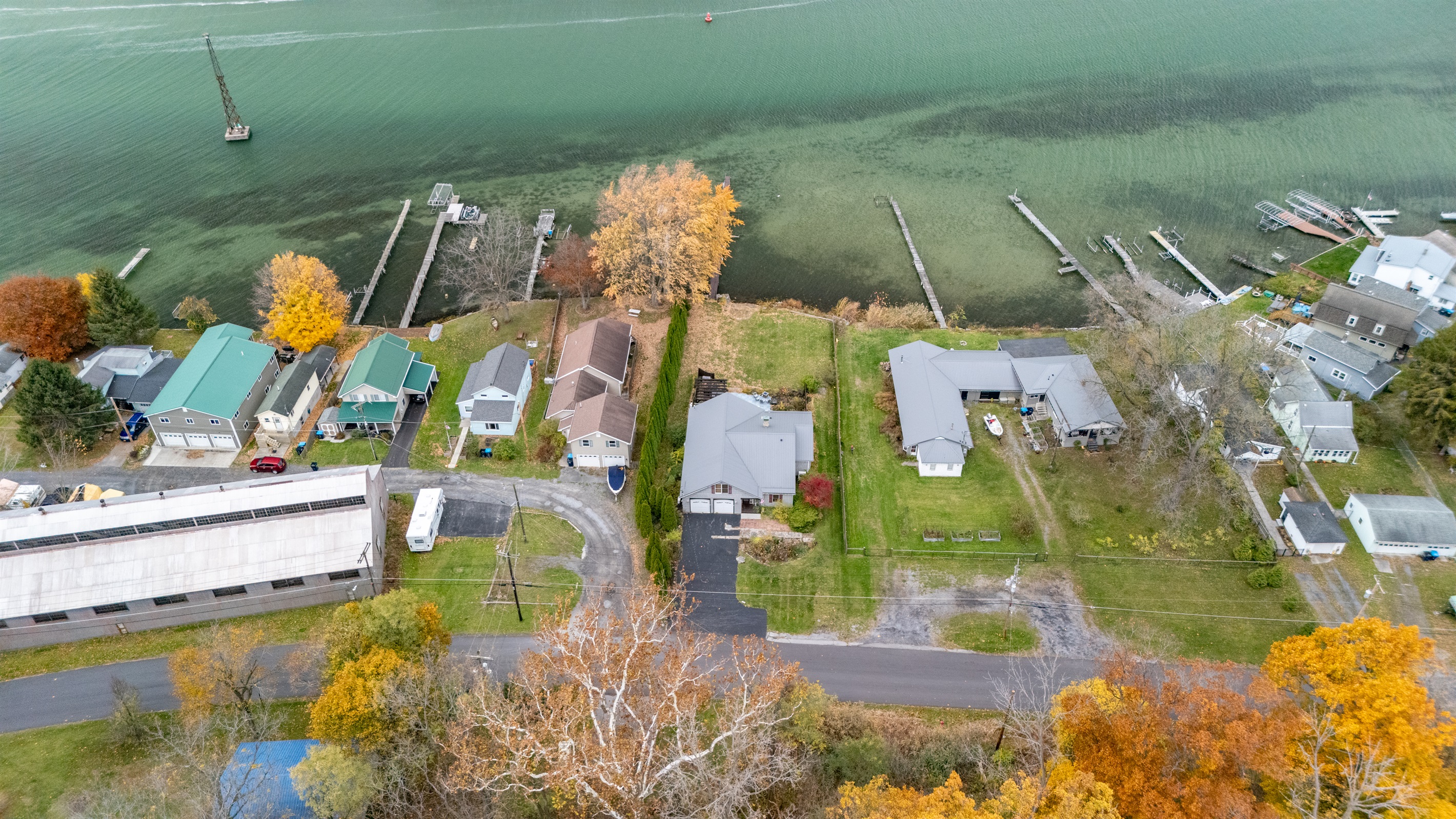 Arial view of the home and  surrounding area