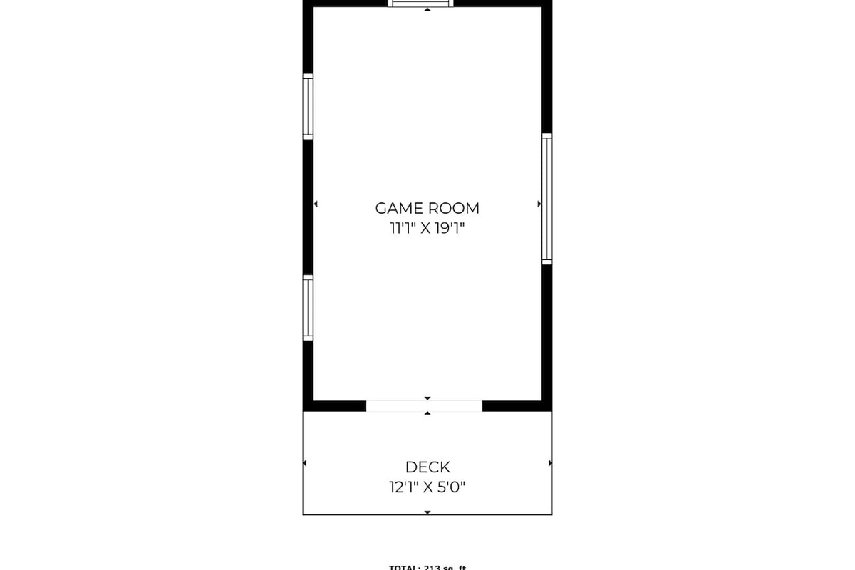 Barn Game Room Floor Plan