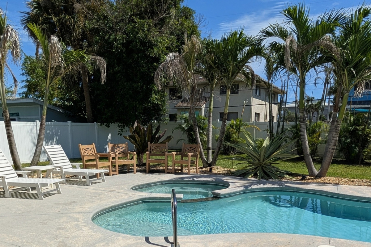 Back yard pool