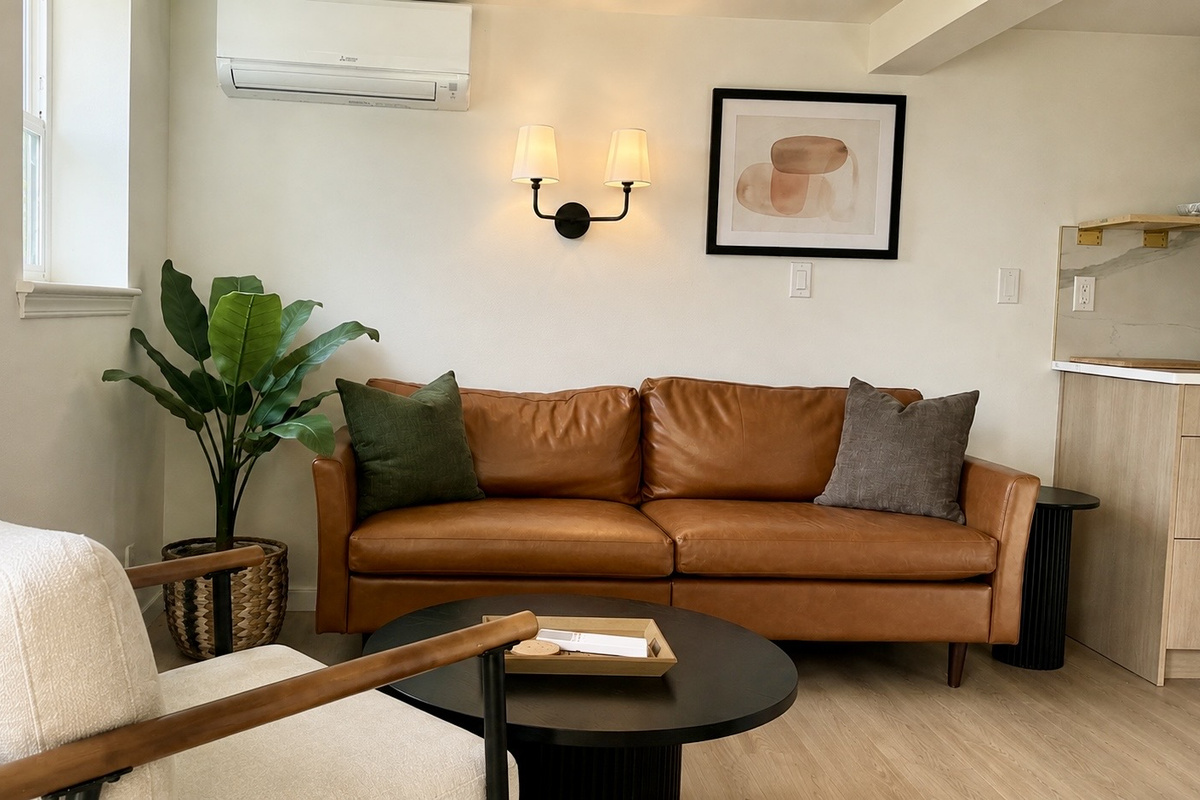 Lower level living room