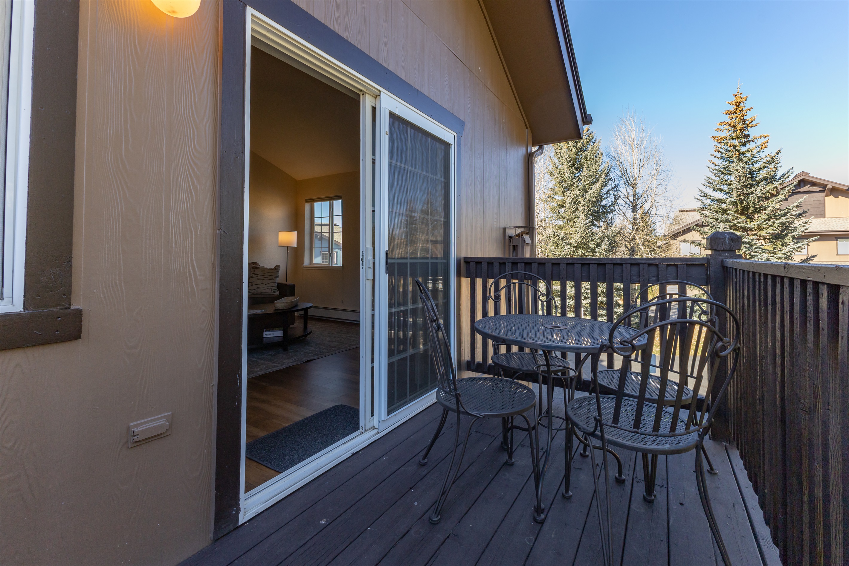 Private Deck with View