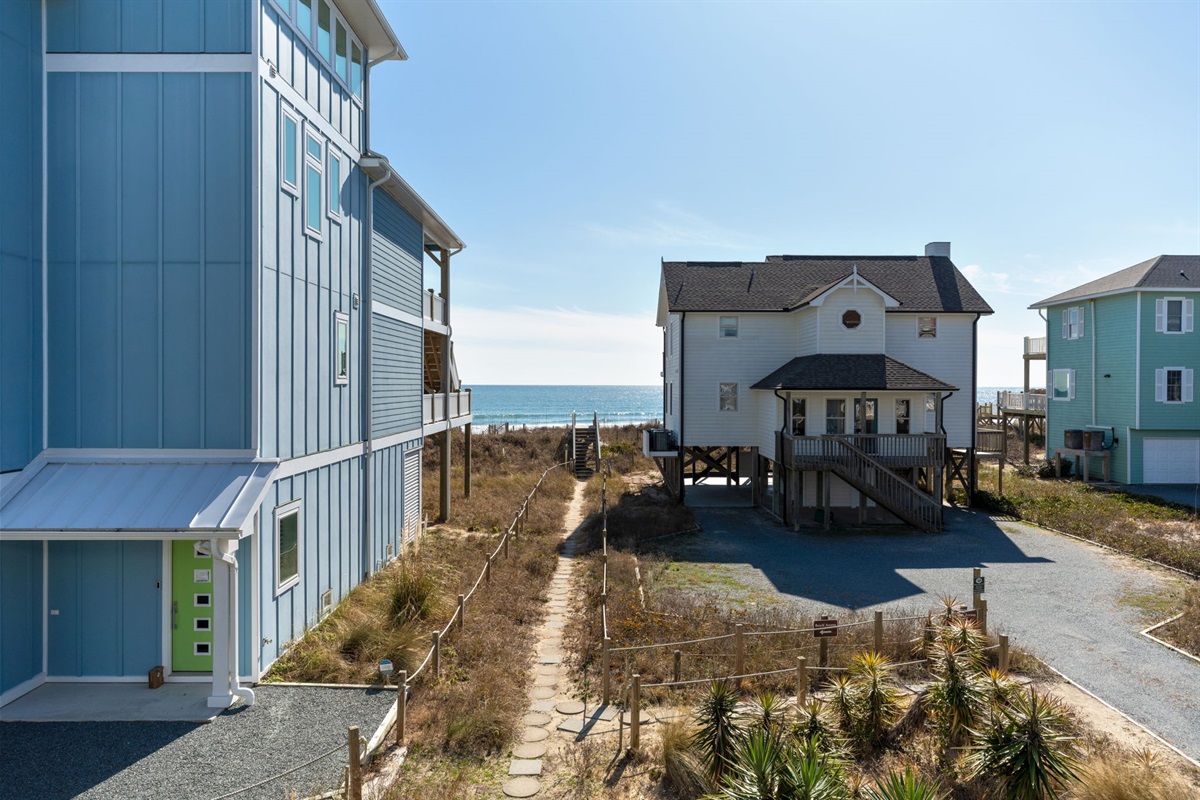 Beautiful ocean views from the house
