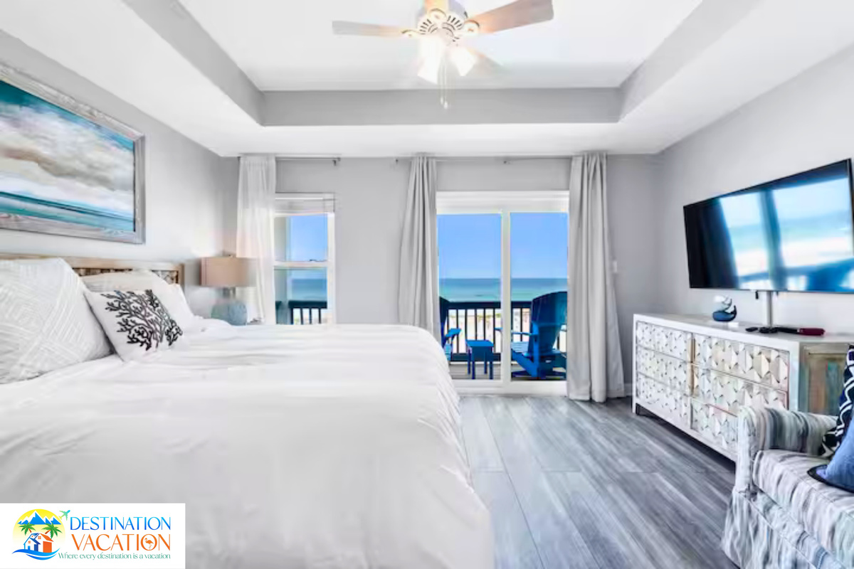 A serene retreat overlooking the beautiful Gulf.