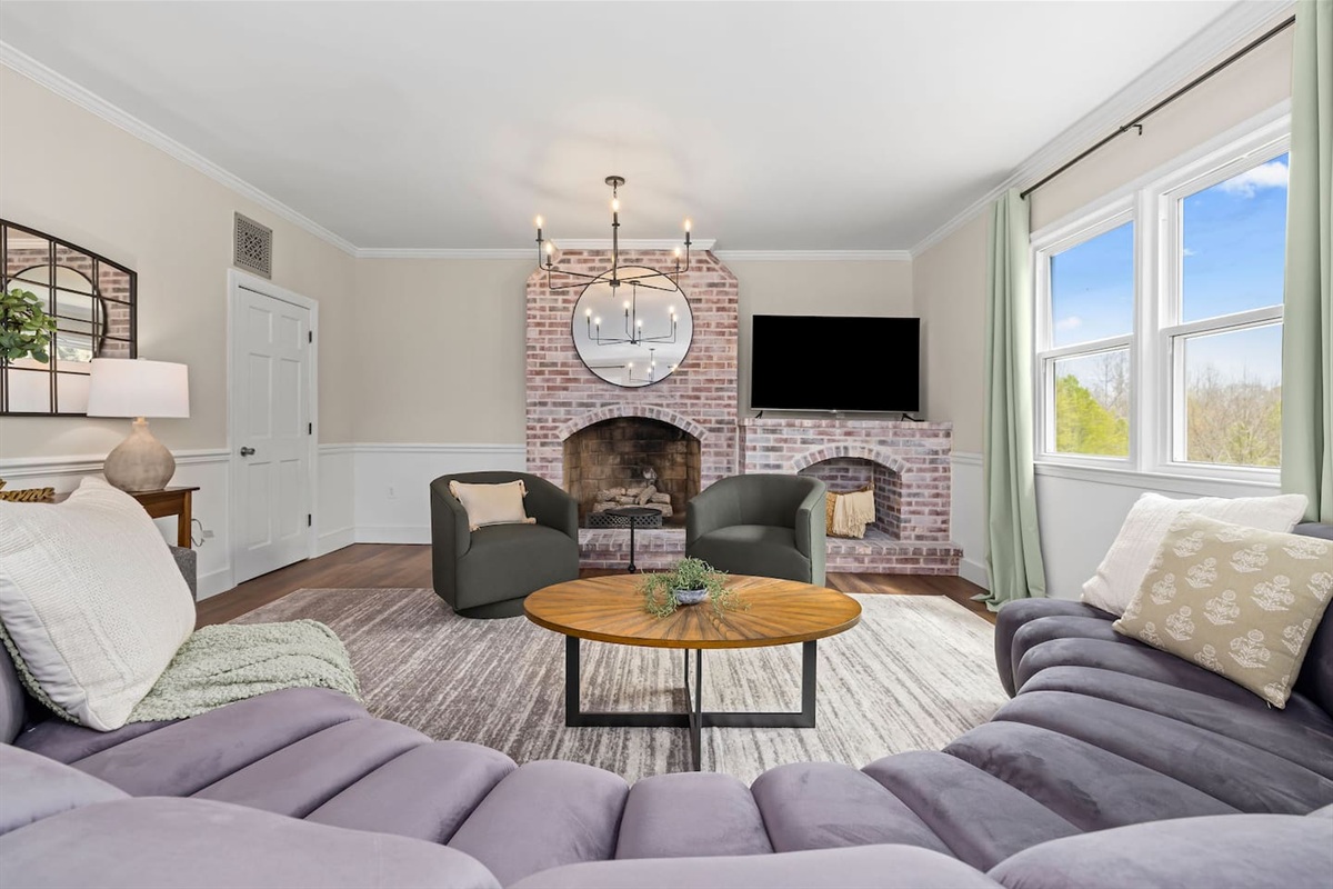 "Plenty of space for a large extended family gathering."