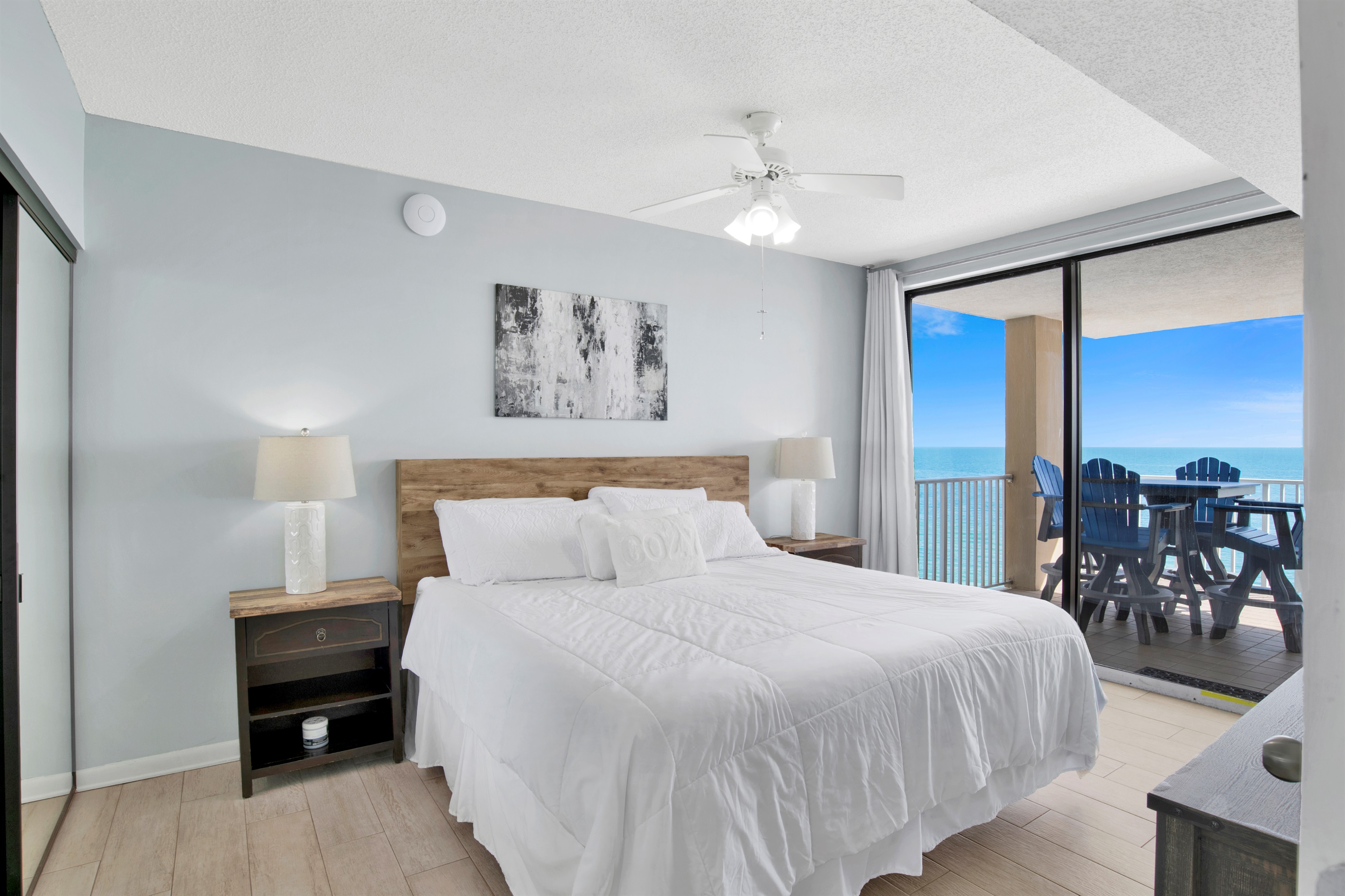 Wake up to waves 🌊 — and a bed that feels like a cloud.