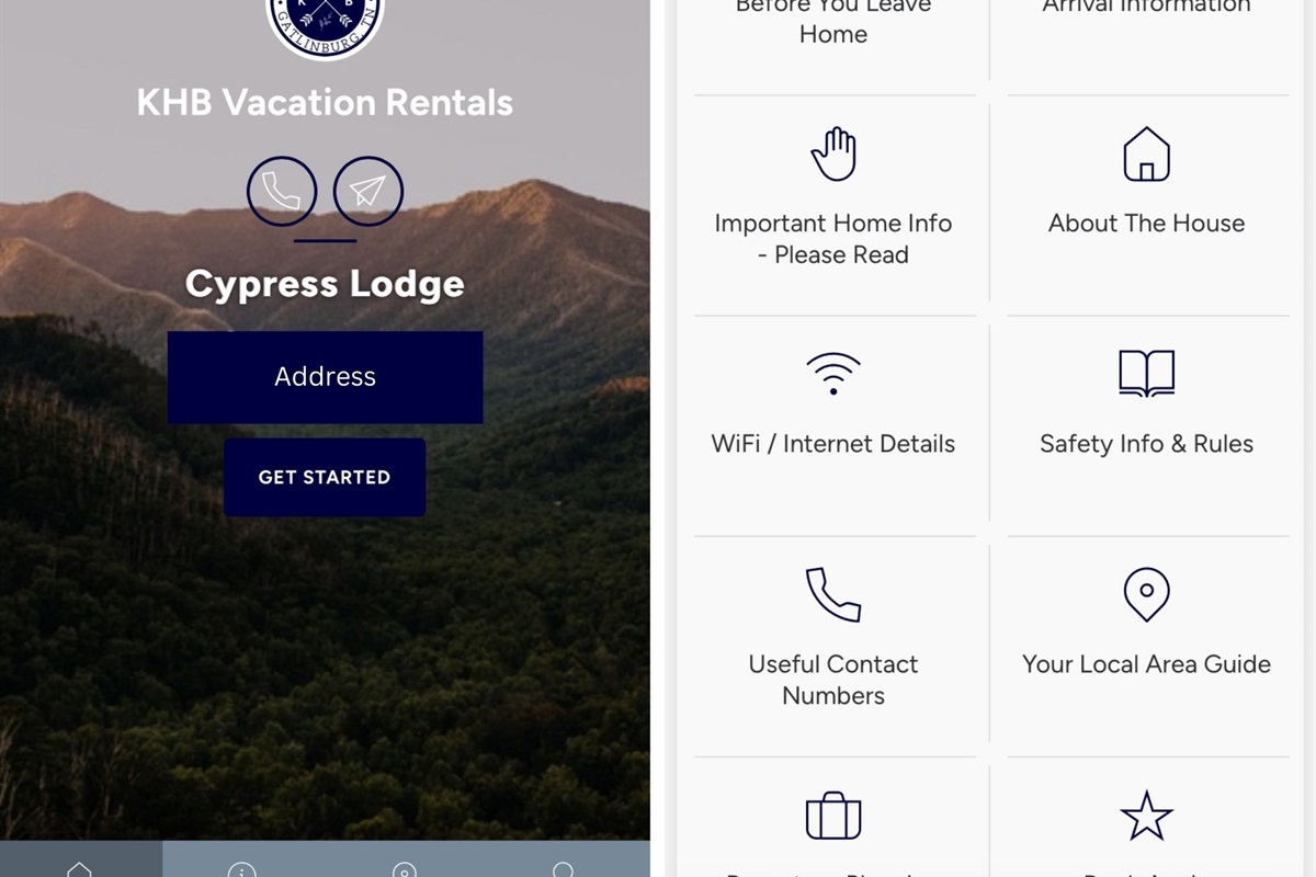 We utilize a digital guidebook so you have all the information you need for your stay at your fingertips. Sent before your stay so you know what to expect.