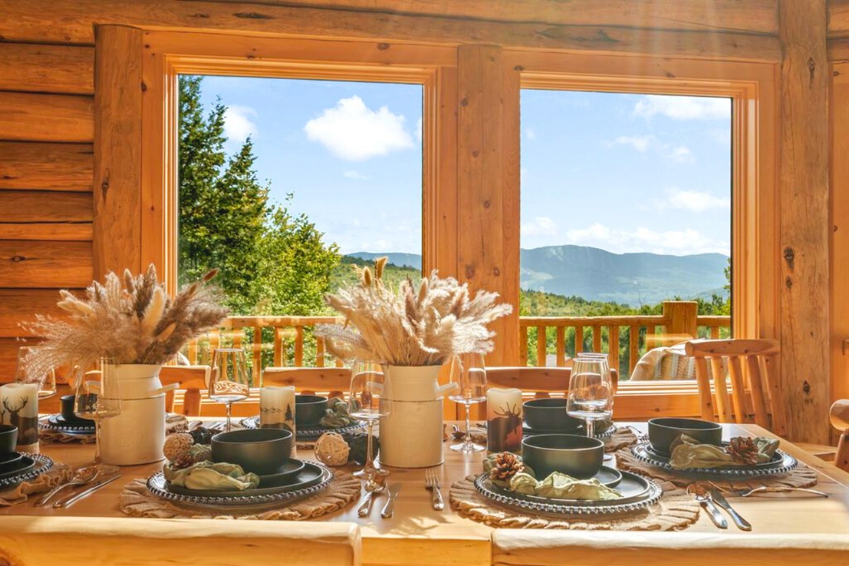 Bright, open space for cooking, dining, and relaxing in the living area.