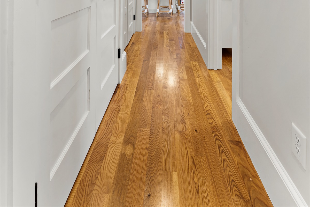 Welcoming hallway leading to the cozy bedrooms.