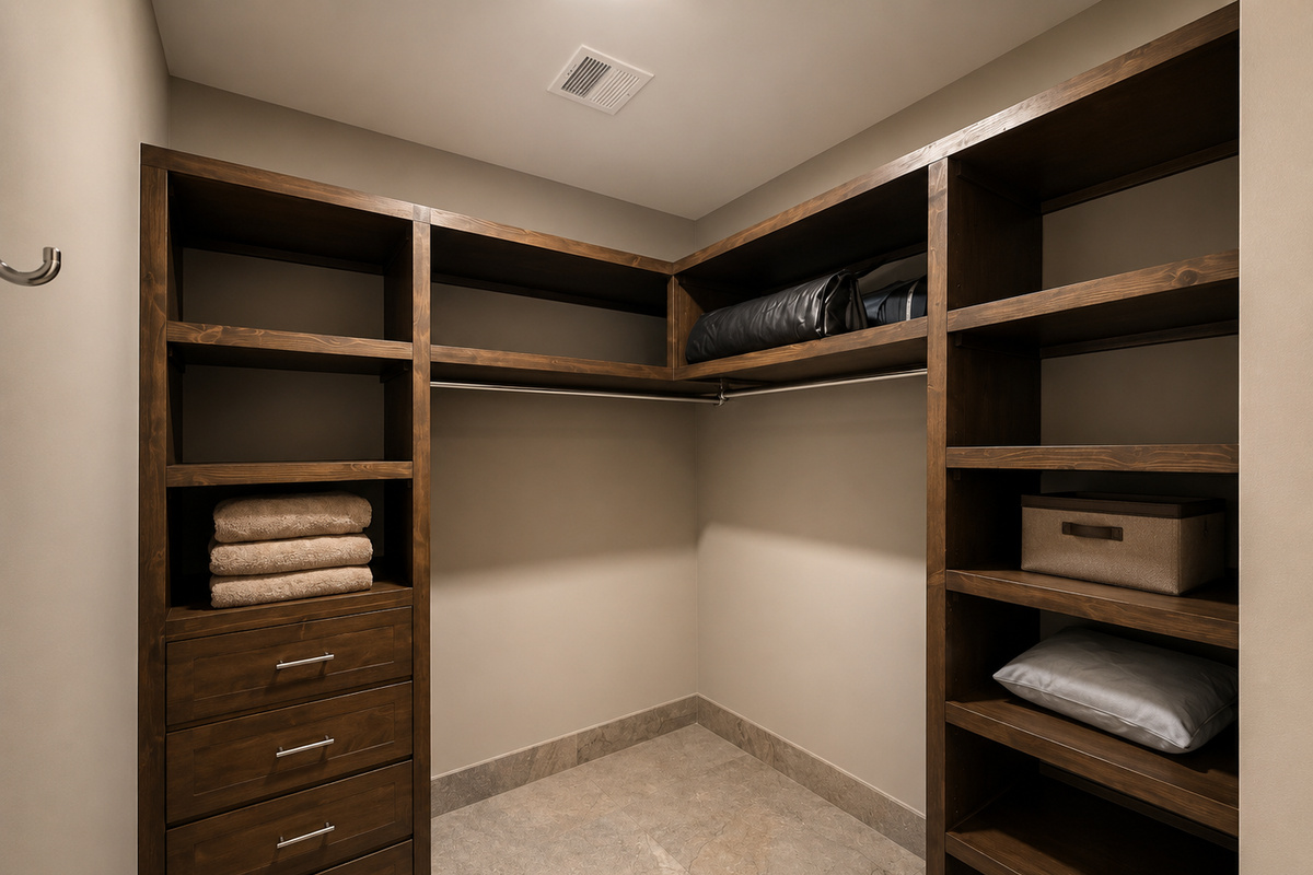 Casita 3:  The suite also offers a spacious walk-in closet 