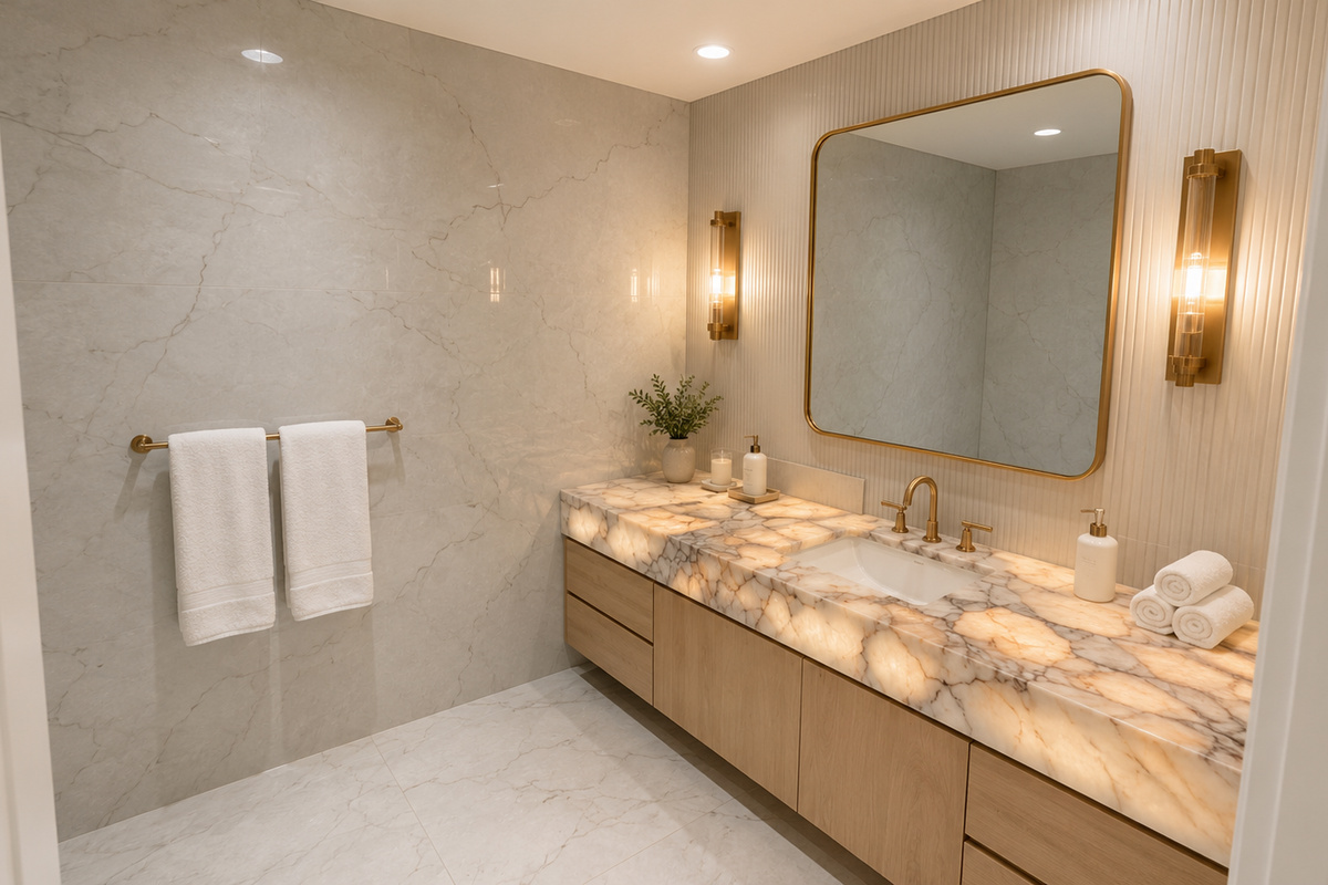 Full bath with shower upstairs