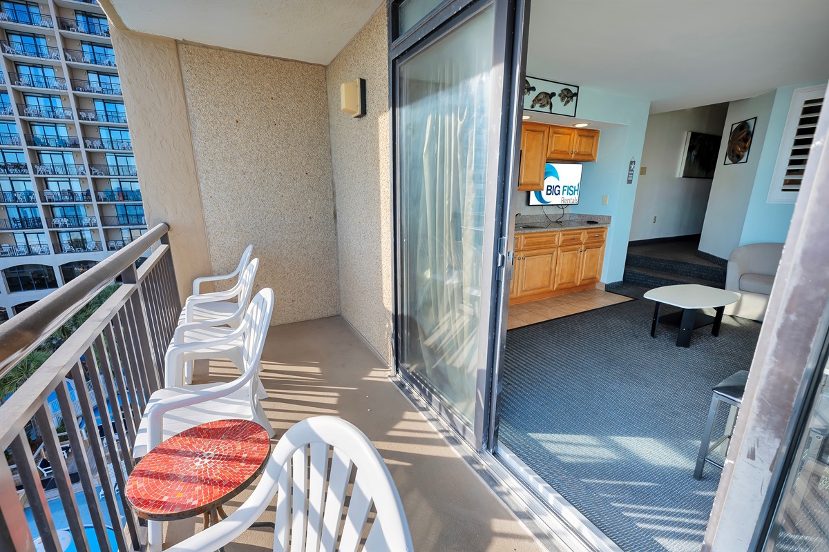 Amazing View from the Balcony!