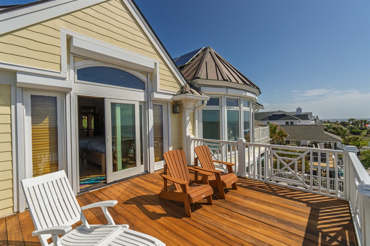 Relax on Your Own Private Sundeck off Guest Bedroom 4 