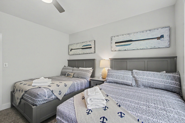 Double queen bedroom #1