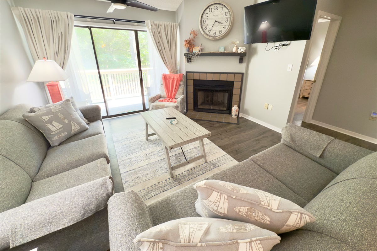 Living Room With Sofa Bed