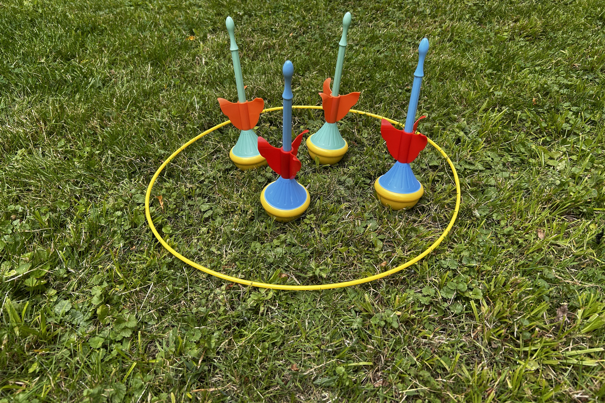 How well can you aim a lawn dart?