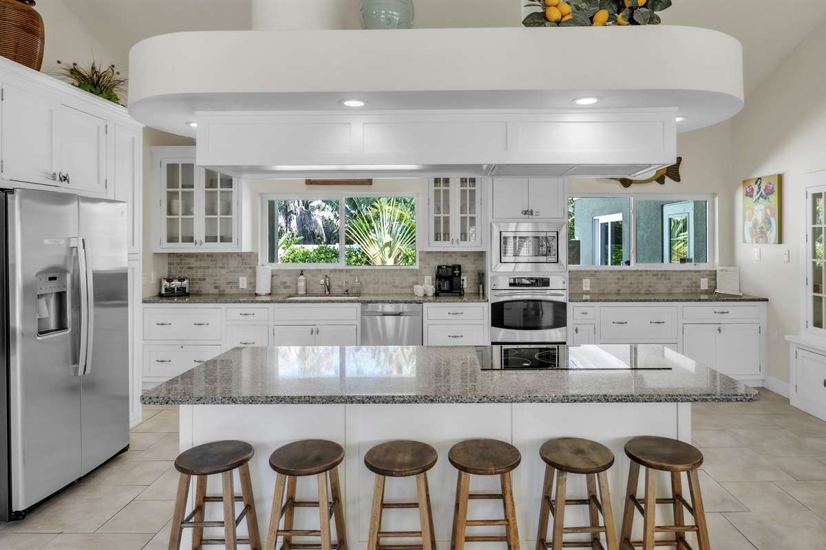 Fully equipped kitchen with modern appliances – AMI Beach House