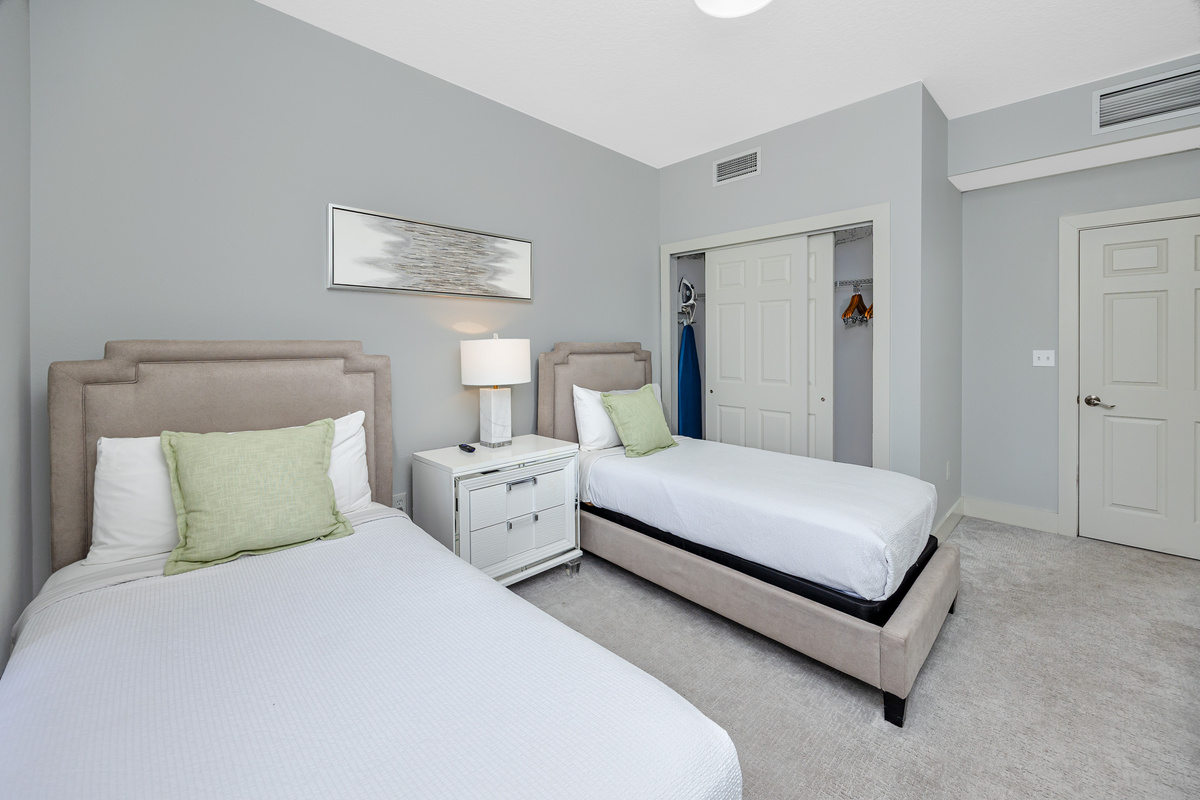Two twin beds