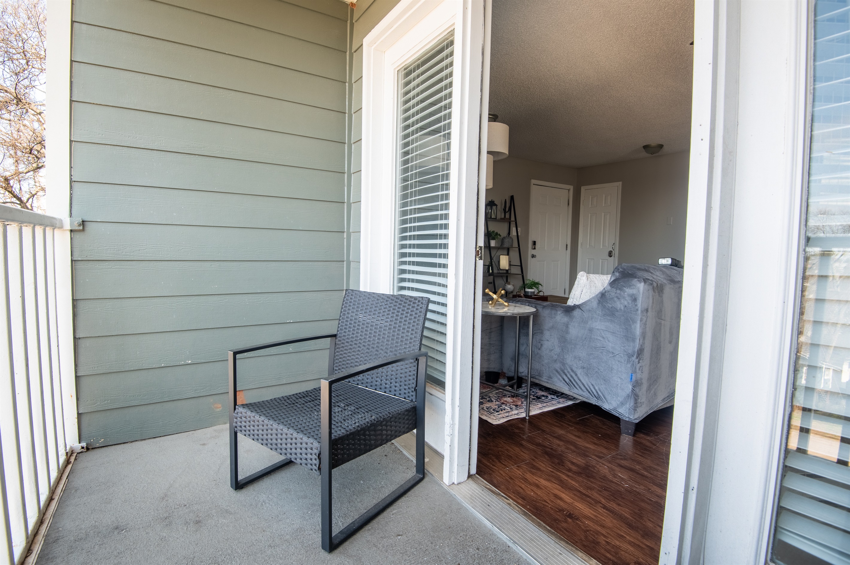 Hang outside on your private balcony at Ridge Retreats Unit B. Best for wind-down evenings, and wake-up mornings.