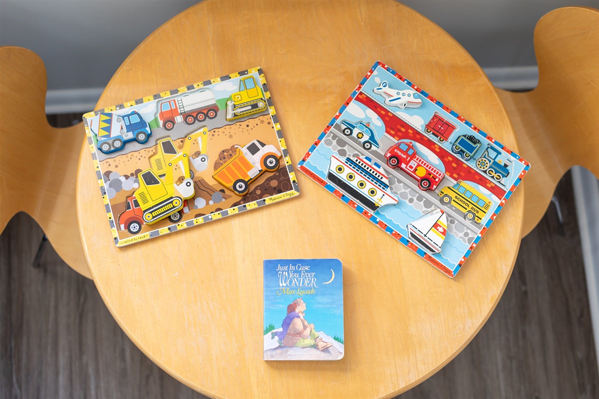 Wooden Melissa & Doug puzzles for kids