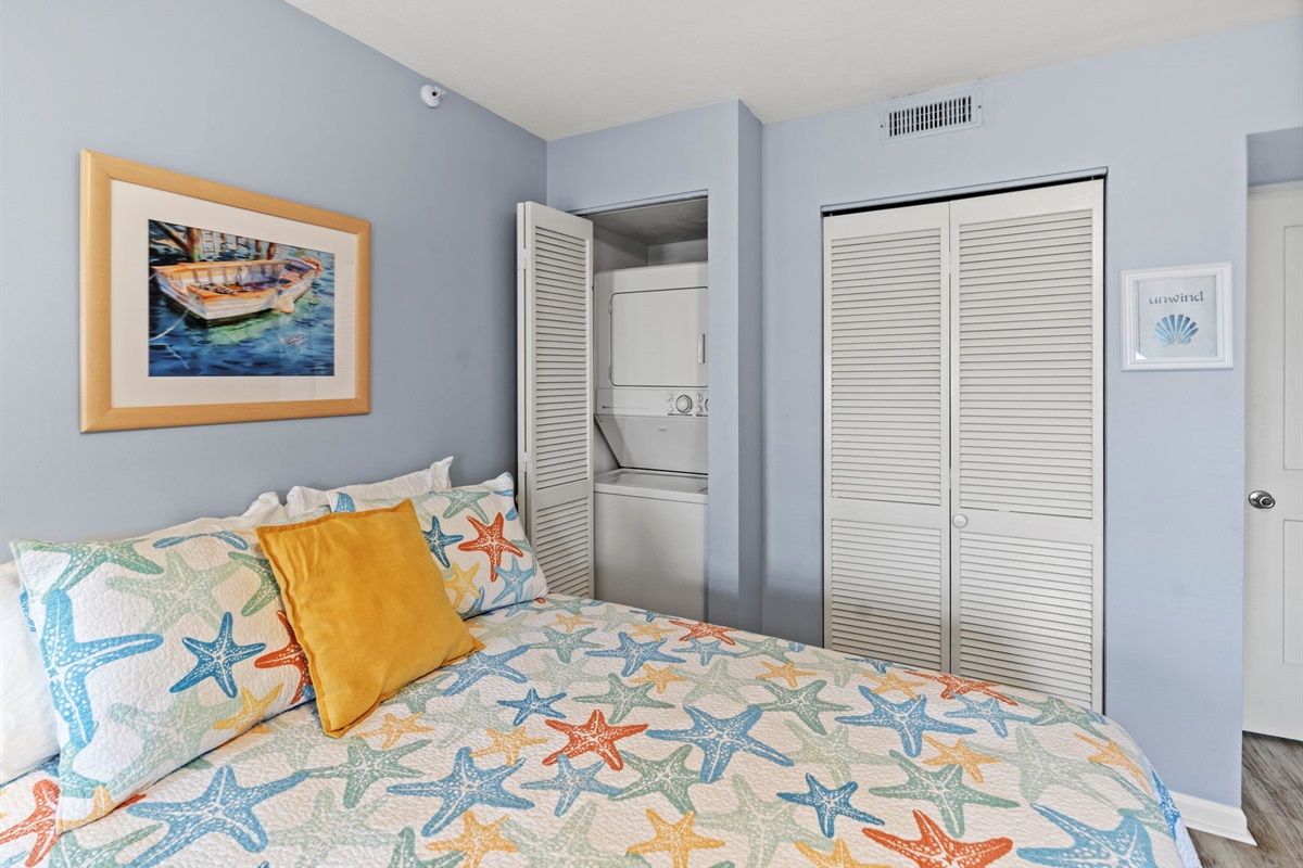 Washer and Dryer in 2nd Bedroom