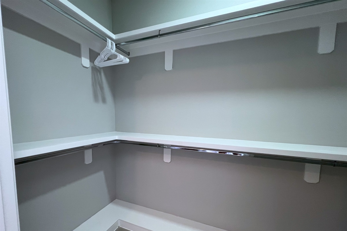 Spacious Secondary Bedroom Closet