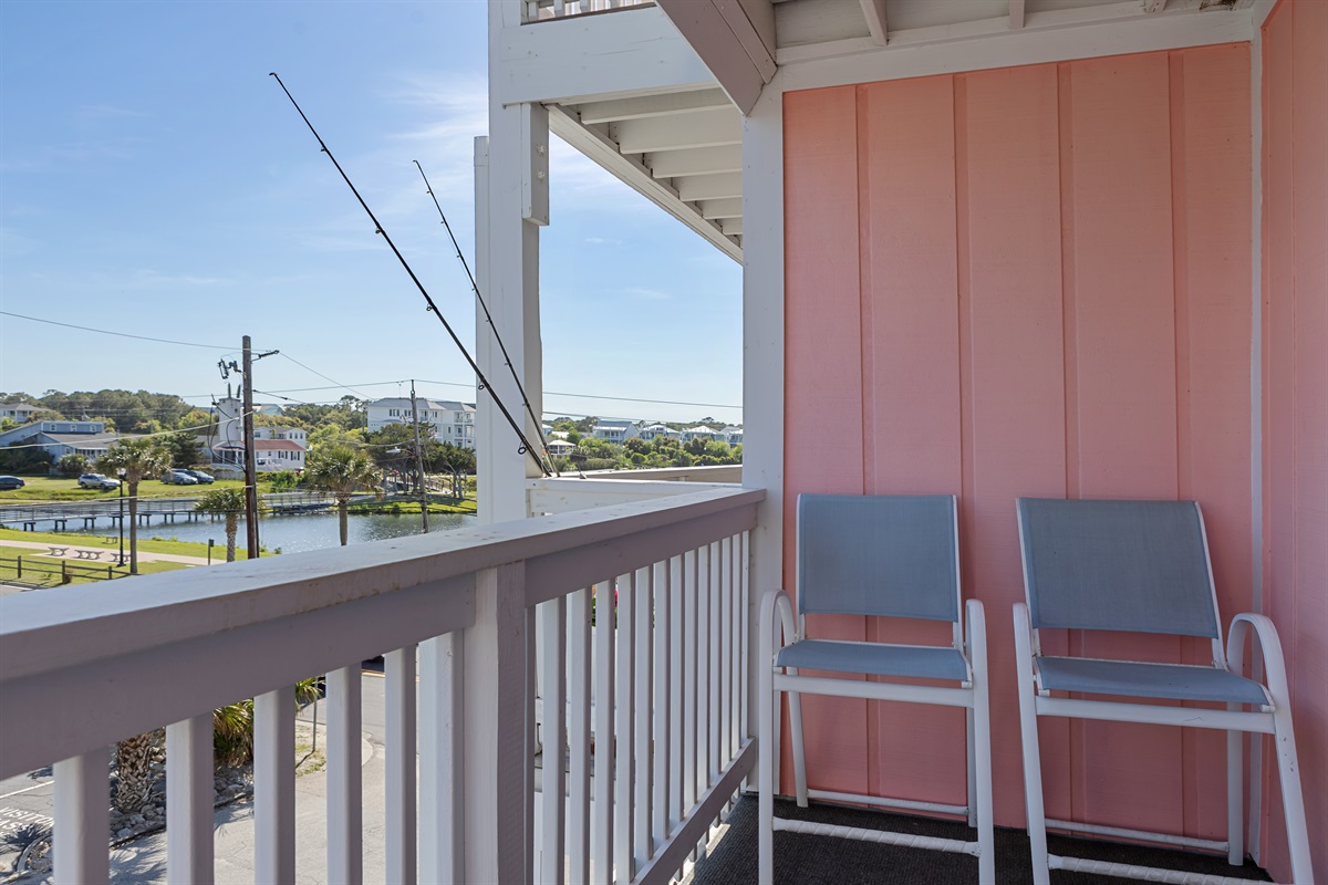 Private balcony from Bedroom1