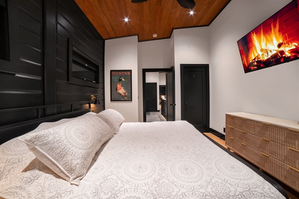 Main bedroom upper level King Bed