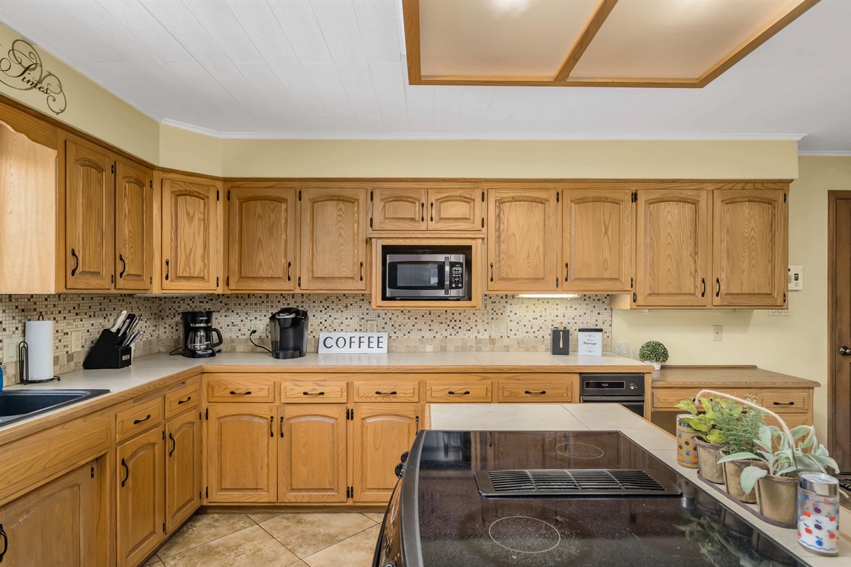 Plenty of cabinet space for long stays.