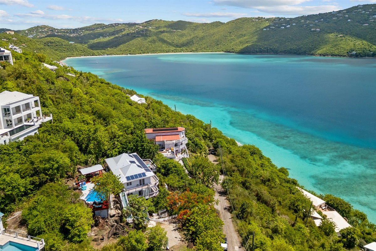 You're just minutes away from world famous Magen's Bay. You can see why it's so famous from this picture!