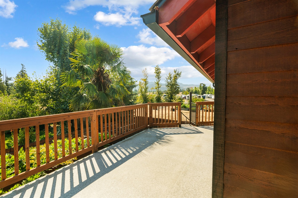 Large balcony